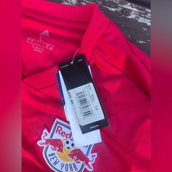 NWT Official New York Red Bulls Football #18 Greenberg Jersey Mens Size L - Picture 4 of 4